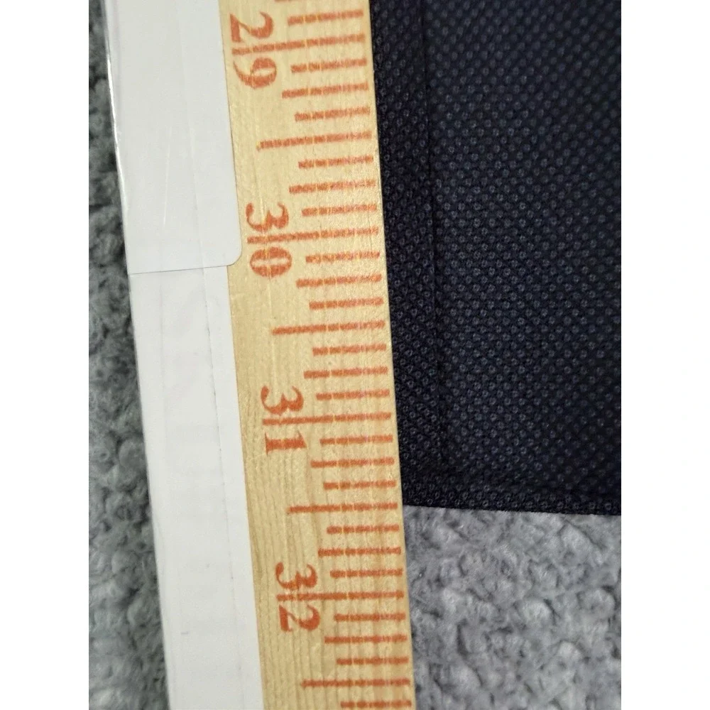 Banana Republic Mens Preppy Tailored Fit Blue Geometric Dress Pants Size 34x32